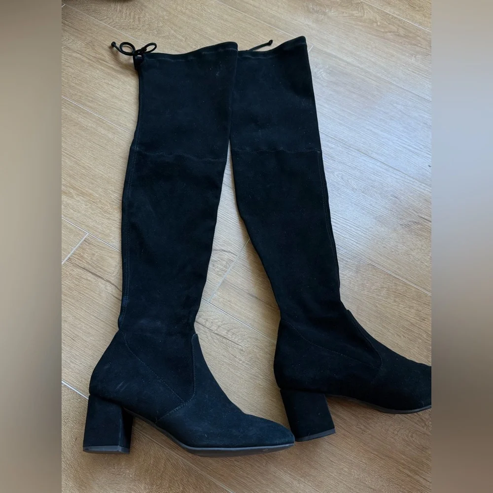 Stuart weitzman  Elegant Black Knee-High Women's Boots